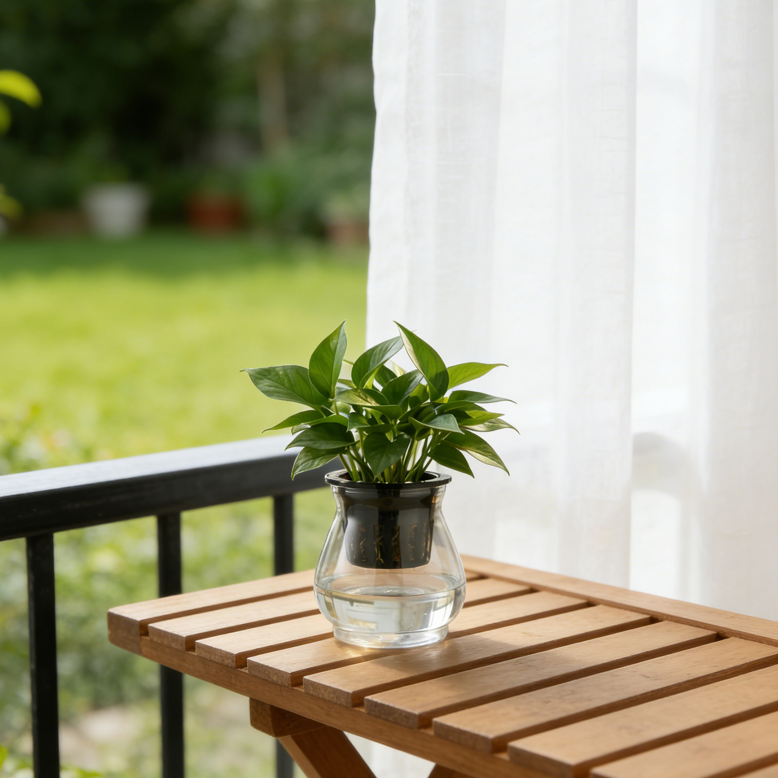 2Pcs Transparent Hydroponic Co - đánh giá và giá Plant Aquarium Pot