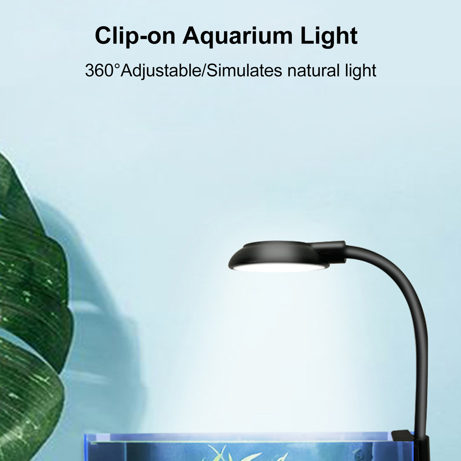 Fish  Clamp Lamp Aquarium Aqua - đánh giá và giá Aquarium Plant Light