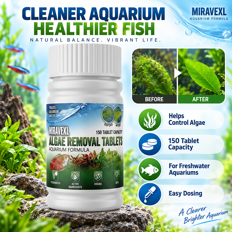 MIRAVEXL 150 Tablets Fish Tank - đánh giá và giá Planted Aquarium Cleaning