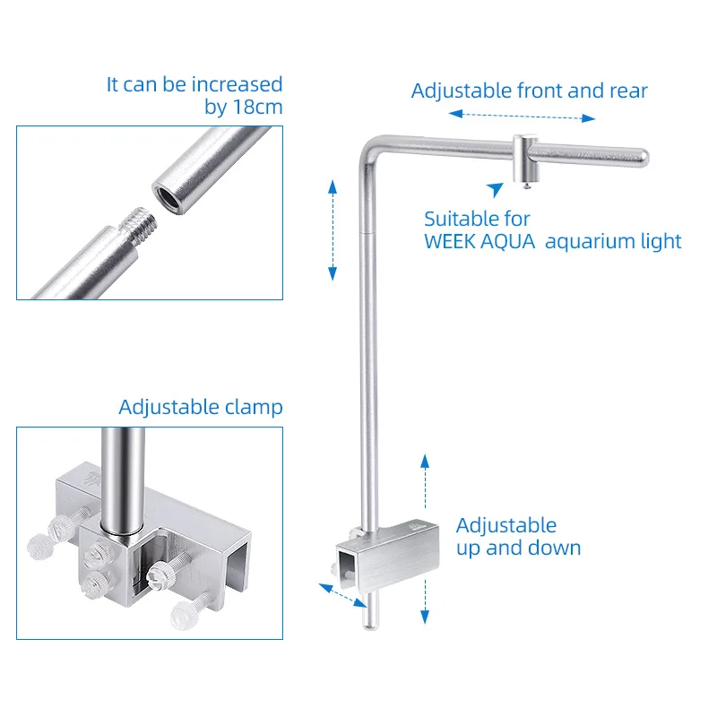 Giá đỡ đèn LED đa năng bằng hợ - đánh giá và giá Aquarium Plant Holder